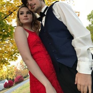 Red prom dress
